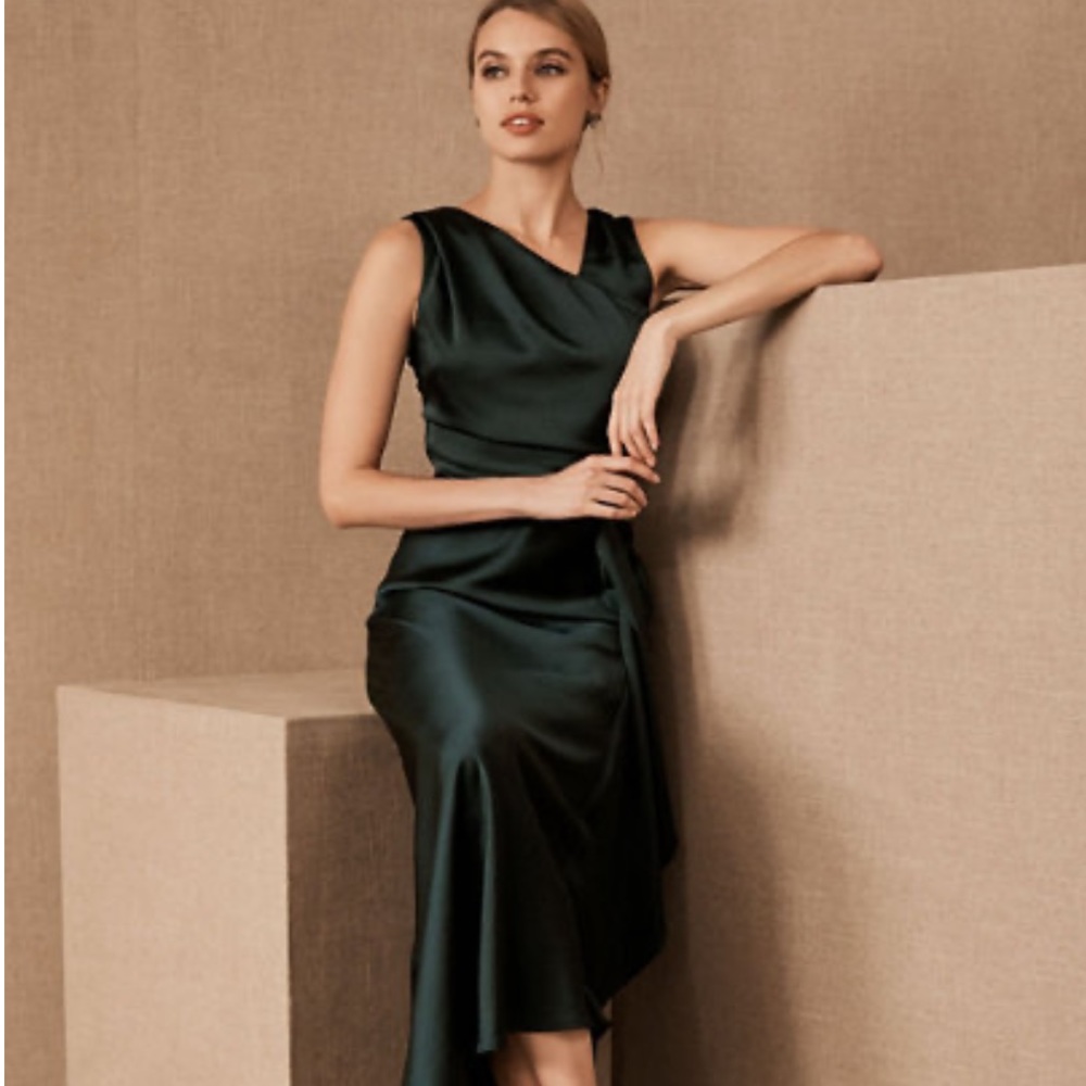 Anthropologie X BHLDN Espen satin maxi dress
